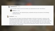 Redditors react to the red castle build in the pale garden biome (Image via Reddit)